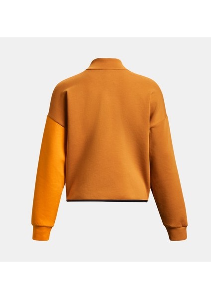 Kadın UA Unstoppable Fleece Crop Bisiklet Yaka 1379845-802 indirimleri