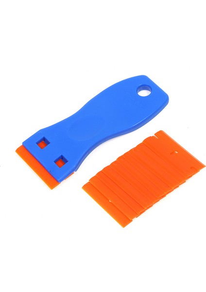 Plastik Jilet Kazıyıcı 10 Adet Bıçaklı Araba Etiketleri Çıkartma Tutkal Çıkarma (Yurt Dışından) fiyatları