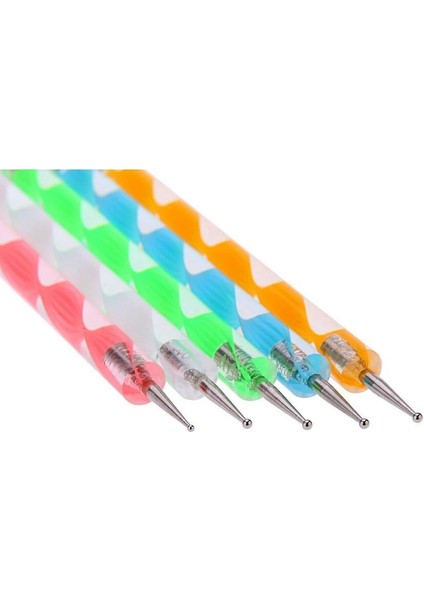 1 (5 Adet) 5 Adet/takım Çift Kafa Nail Art Süsleyen Kalemler Tırnak Matkap Noktası Araçları Nail Art Rhinestones Taşlar Toplama Kristal Süsleyen Kalem Manikür (Yurt Dışından) fiyatları