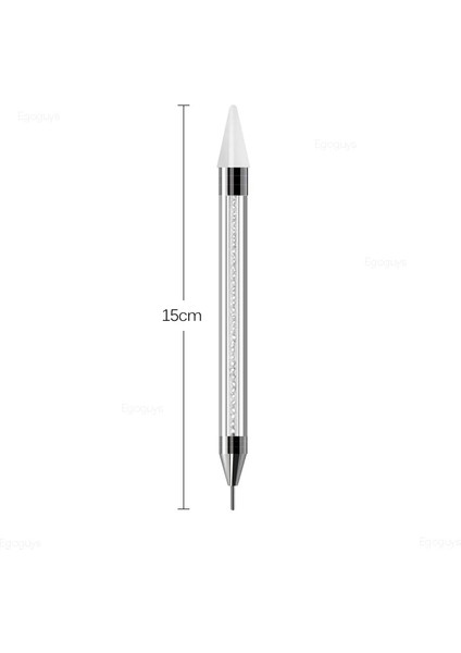 Koyu Gri 1 Pc Çift Kafaları Akrilik Metal Süsleyen Balmumu Kalem Rhinestones Mücevher Seçici Kristal Toplama Nail Art Çiviler Dotter Dıy Nokta Matkap Araçları (Yurt Dışından) indirimleri