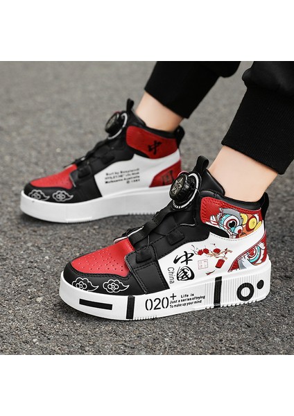 Erkek Spor Ayakkabı Moda Basketbol Spor Ayakkabıları (Yurt Dışından)