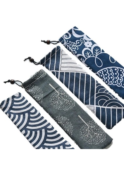 15 Taşınabilir Çatal Çanta Bez Keten Sofra Bambu Çubuklarını Bıçak Çatal Kaşık Konteyner Japonya Tarzı Yemek Takımı Çantası Seyahat Için (Yurt Dışından) fiyatları