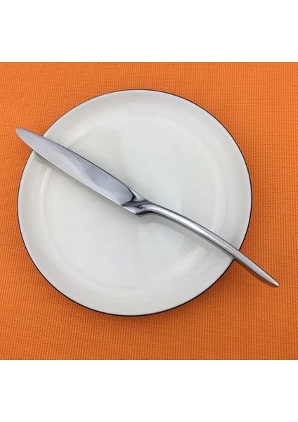 Yemek Bıçağı Çay Kaşığı Çatal Gümüş Yaratıcı Yemek Takımı Ayna Lüks Gümüş Çatal 304 Paslanmaz Çelik Yemek Takımı Seti Biftek Bıçağı Çatallar (Yurt Dışından)