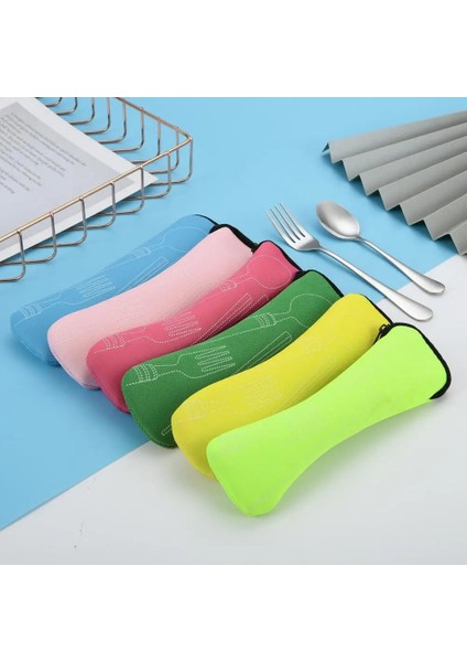 Siyah Sofra Çantası Taşınabilir Kumaş Sofra Kaşık Çatal Depolama Kılıfı Çubuklarını Kaşık Çatal Çatal Cep Çantası Ofis Için (Yurt Dışından) fiyatları