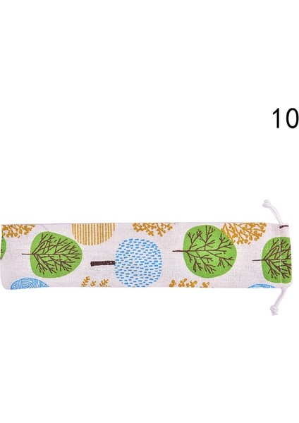 Stil 10 1 Adet Ipli Çanta Taşınabilir Sofra Çantası Pamuk Keten Kaşık Çubuklarını Depolama Çatal Bıçak Takımı Seyahat Yemek Takımı Aksesuarları (Yurt Dışından)
