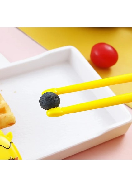 Çocuk Kaşık Öğrenme Çubuk Eğitim Düzeltme Sevimli Inek Bebek Çocuk Çin Yemek Çubukları Kaşık Çatal Abs Öğrenci Çocuk Mutfak Sofra (Yurt Dışından)