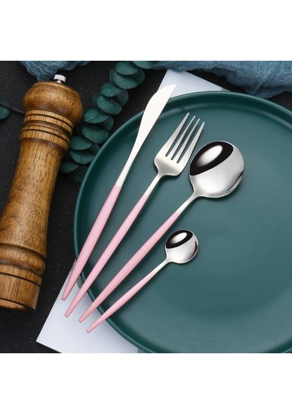 Akşam Yemeği Kinfe 22 cm Ayna Siyah Altın Paslanmaz Çelik Çatal Seti Noel Sofra Yemek Takımı Seti Uzun Saplı Kahve Buz Tatlı Çay Kaşıkları (Yurt Dışından) fırsatları