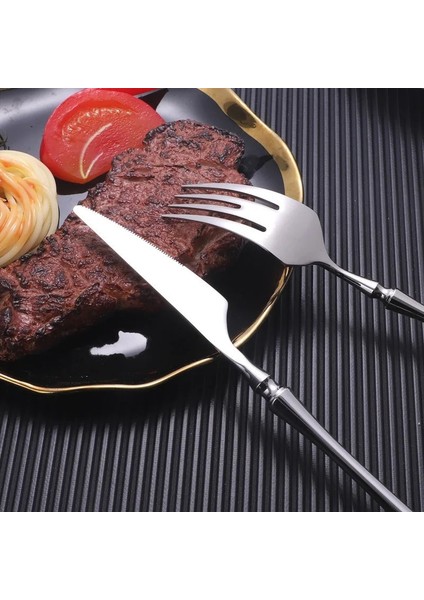 Madde Çay Kaşığı Paslanmaz Çelik Çatal Bıçak Kaşık Seti 18/10 Gümüş Kaşık Çatal Bıçak Komple Sofra Yemek Takımı Seti Çubuklarını Bulaşık Makinesinde Yıkanabilir (Yurt Dışından) fırsatları