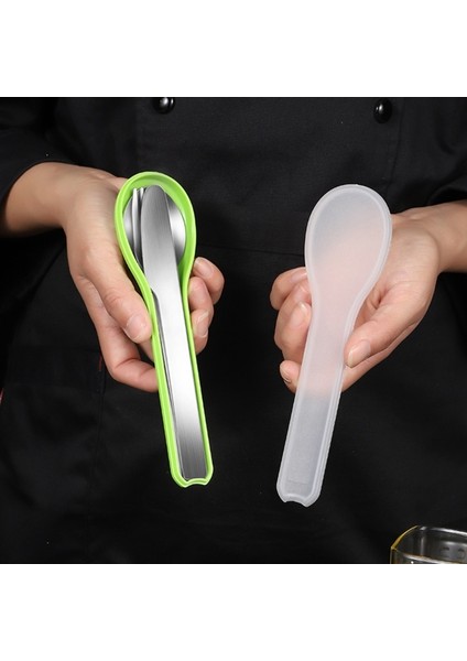 Yeşil 4 Parça Kaplı Paslanmaz Çelik Taşınabilir Çatal Bıçak Takımı Komple Yemek Masası Seti Sofra Mutfak Gadget Seti Yemek Bıçağı (Yurt Dışından) fırsatları