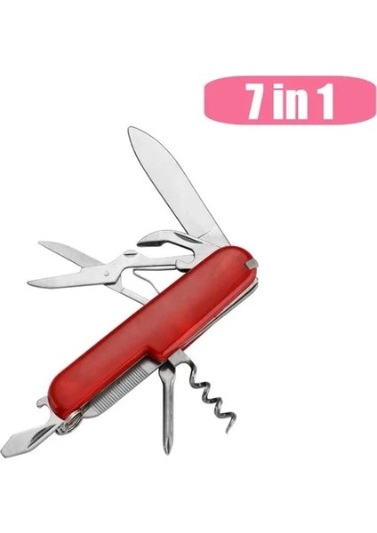 7 In 1 5/7/9/11 In 1 Paslanmaz Çelik Ordu Bıçaklar Çok Fonksiyonlu Katlanır Bıçak Cep Avcılık Açık Kamp Survival Edc Bıçak Aracı (Yurt Dışından)