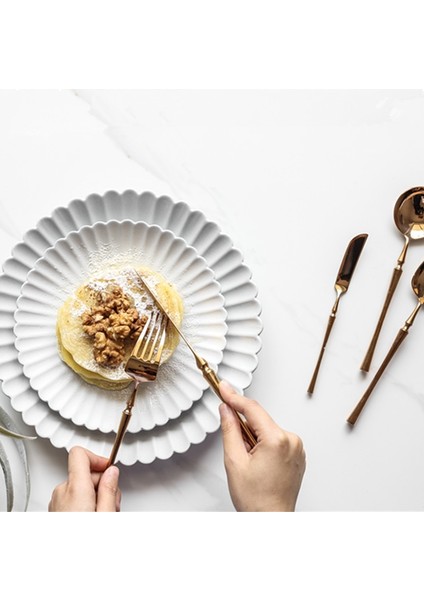 Meyve Çatalı Gül Altın Çatal Bıçak Takımı Yemek Takımı Dropshipping Ayna Cilalı Bıçak Çatal Çorba Kaşığı Yemek Çubukları Gümüş Sofra Takımı Paslanmaz Çelik (Yurt Dışından) indirimleri