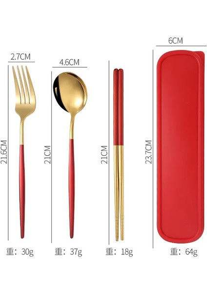 14 3 Adet/takım Çatal Bıçak Takımı Kutu Tutucu Yemek Takımı 304 Paslanmaz Çelik Kaşık Çatal Çubuklarını Seti Seyahat Sofra Takımı Mutfak Aksesuarları (Yurt Dışından) indirimleri