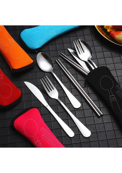 Mor (Sadece Çanta) Taşınabilir Sofra Çantası Çatal Saklama Çantası Seyahat Ambalaj Saklama Kutusu Piknik Çatal Kaşık Bıçak Kese Çantası (Sofrasız) (Yurt Dışından) fiyatları