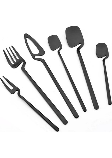 Gümüş Çay Kaşığı 1/4 Adet Sofra Seti Kaşık Çatal Bıçak Çatal Bıçak Takımları Mutfak Aracı Dondurma Tatlılar Çay Kahve Kullanımı Mutfak Yemek Takımı Siyah (Yurt Dışından) indirimleri