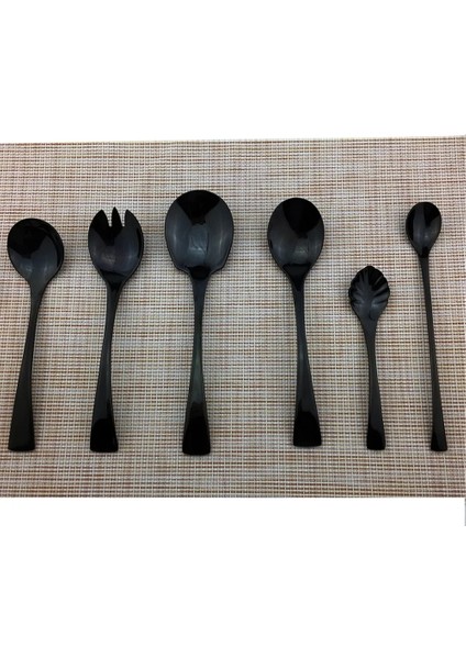 Yemek Çatalı Jankng 1 Parça Siyah Çatal Bıçak Kaşık Seti 18/10 Paslanmaz Çelik Batı Gümüş Gıda Sofra Setleri Çatal Biftek Tereyağı Bıçağı Yemek Takımı (Yurt Dışından) fırsatları