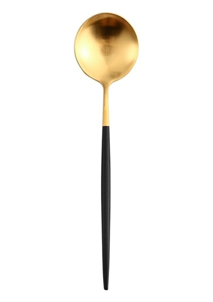 Yemek Kaşığı Siyah Altın Çatal Bıçak Takımı Biftek Bıçağı Çatal Kahve Kaşığı Çay Kaşığı Tatlı Bıçağı Buz Kaşığı Yemek Çubukları Paslanmaz Çelik Yemek Takımı Seti (Yurt Dışından)