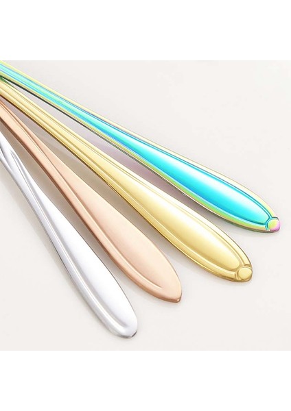 8 Adet Göz Kamaştırıcı Renk 1/8 Adet Çiçek Çay Kaşığı Seti Paslanmaz Çelik Dondurma Tatlı Kaşığı Gümüş Altın Küçük Kahve Kaşığı Süt Karıştırma Aracı Yemek Takımları (Yurt Dışından) indirimleri