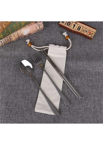 Sadece Çanta 22X6 cm Kamp Sırt Çantası Eşyaları Durumda ve Seyahat Çatal Çanta Kaşık ve Çatal Bez Çanta Öğle Yemeği Araçları Sıcak Satış (Yurt Dışından)