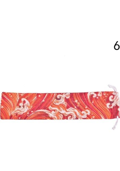 Stil 6 1 Adet Ipli Çanta Taşınabilir Sofra Çantası Pamuk Keten Kaşık Çubuklarını Depolama Çatal Bıçak Takımı Seyahat Yemek Takımı Aksesuarları (Yurt Dışından)