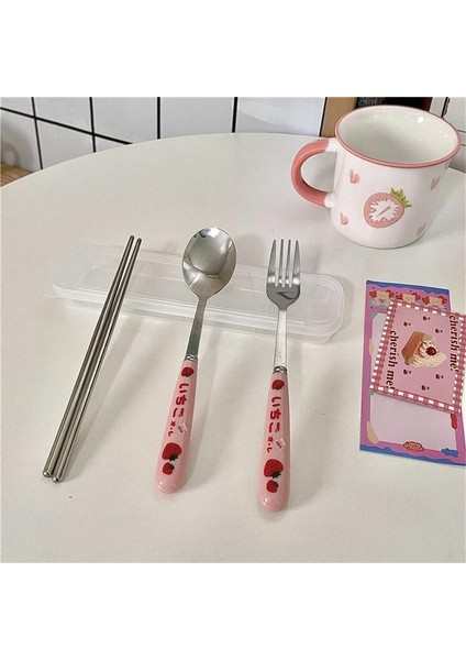 1 Pc Kaşık Zarif Paslanmaz Çelik Sofra Taşınabilir Yaratıcı Ins Tarzı Kaşık Çatal Çubuklarını Mutfak Yüksek Görünüm Seviyesi Yemek Takımı (Yurt Dışından) fiyatları