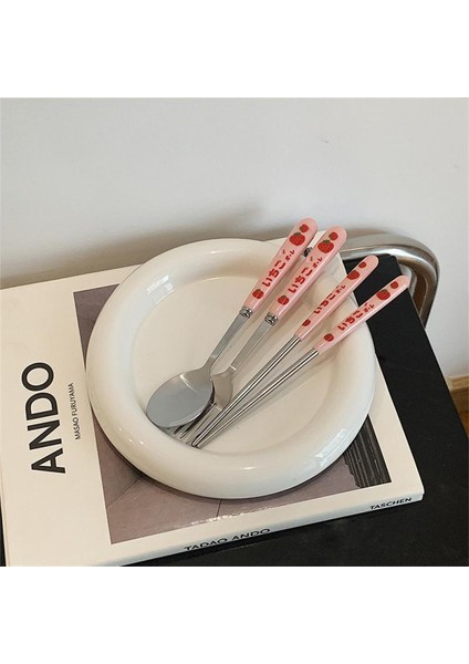 1 Pc Kaşık Zarif Paslanmaz Çelik Sofra Taşınabilir Yaratıcı Ins Tarzı Kaşık Çatal Çubuklarını Mutfak Yüksek Görünüm Seviyesi Yemek Takımı (Yurt Dışından) indirimleri