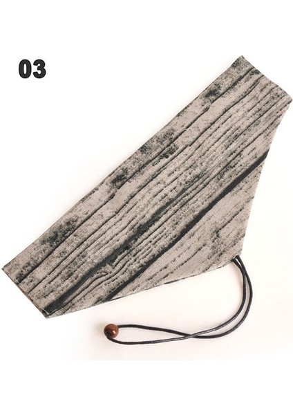 03 Taşınabilir Sofra Çantası Japon Baskı Yeniden Kullanılabilir Içecek Saman Chopstick Çatal Bıçak Takımı Kese Ipli Çanta Çatal Çanta Kaşık Çatal (Yurt Dışından)