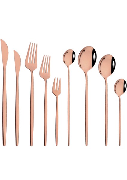 1 Adet Sofra Bıçağı Gül Altın Ayna Çatal Bıçak Kaşık Seti Meyve Çatalı Kaşık Tatlı Bıçakları Düğün Yemek Takımı Paslanmaz Çelik Sofra Takımı Yemek Sofra Seti (Yurt Dışından) fiyatları