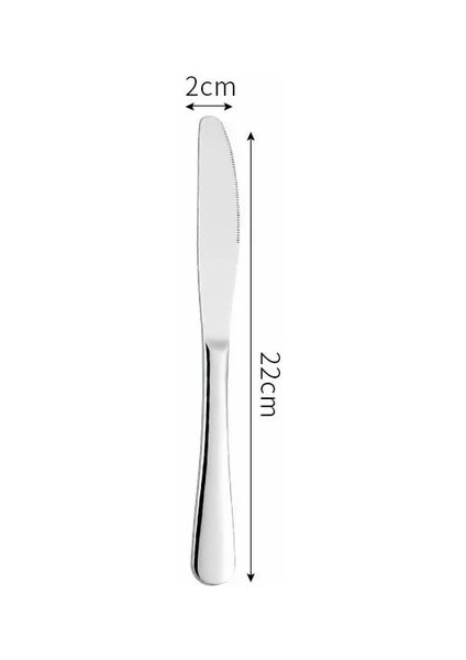 LF1YSDINNERKNIFE1PC Batı Çatal Bıçak Kaşık Seti Paslanmaz Çelik Sofra Kaşık Çatal Bıçak Yemek Takımı Seti Mutfak Yemeği Seti Sofra Lüks Ev Sofra Takımı (Yurt Dışından)