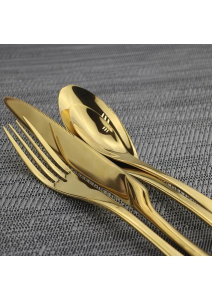 Mor 4 Adet/takım Gül Yemek Takımı Seti Paslanmaz Çelik Çatal Bıçak Kaşık Seti Sofra Bıçağı Çatal Çay Kaşığı Sofra Seti Ev Mutfak Gümüş Seti (Yurt Dışından) modelleri