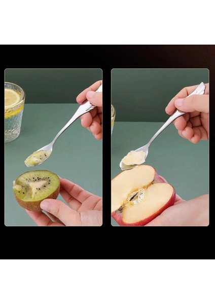 1 Adet Kepçe Zarif Kuğu Paslanmaz Çelik Karikatür Çocuklar Meyve Çatalları Noel Çocuk Kahve Kaşığı Tatlı Parti Çatal Setleri Öğle Yemeği Akşam Yemeği (Yurt Dışından) fırsatları