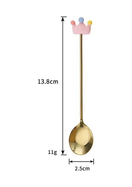 Beyaz 304 Paslanmaz Çelik Çatal Bıçak Takımı Seti Çeşitli Karikatür Tatlı Kaşığı Kahve Karıştırma Kaşığı Dondurma Kaşığı Altın Çatal Bıçak Takımı (Yurt Dışından)