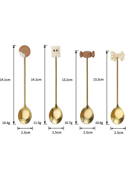 Beyaz 304 Paslanmaz Çelik Çatal Bıçak Takımı Seti Çeşitli Karikatür Tatlı Kaşığı Kahve Karıştırma Kaşığı Dondurma Kaşığı Altın Çatal Bıçak Takımı (Yurt Dışından) fiyatları