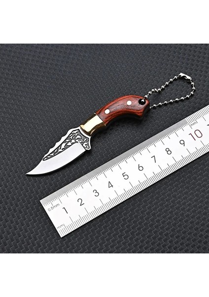 Huangmuxiaodao Pirinç Renkli Ahşap Bıçak, Küçük Düz Bıçak, Açık Hava Mutfak Bıçağı, Kamp Pikniği, Taşınabilir Moğol Et Bıçağı, Et Bıçağı (Yurt Dışından)