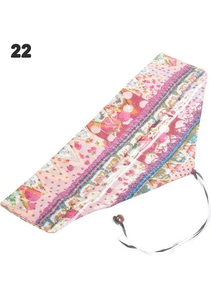 22 Taşınabilir Sofra Çantası Japon Baskı Yeniden Kullanılabilir Içecek Saman Chopstick Çatal Bıçak Takımı Çantası Büzgülü Çanta Çatal Bıçak Takımı Çantası Kaşık Çatal (Yurt Dışından)