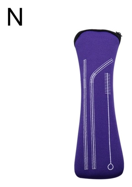 N Yeni Taşınabilir Sofra Çatal Bıçak Takımı Yastık Çanta Seyahat Ambalaj Saklama Kutusu Yemek Takımı Piknik Çatal Kaşık Fermuarlı Çanta Mutfak Rangement (Yurt Dışından)