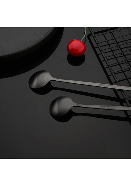 Tatlı Kaşığı Yemek Takımı Seti Mat Siyah Bıçak Çatal Tatlı Kaşığı Sofra Çatal Seti Paslanmaz Çelik Gümüş Sofra Takımı Mutfak Yemeği Seti (Yurt Dışından) modelleri