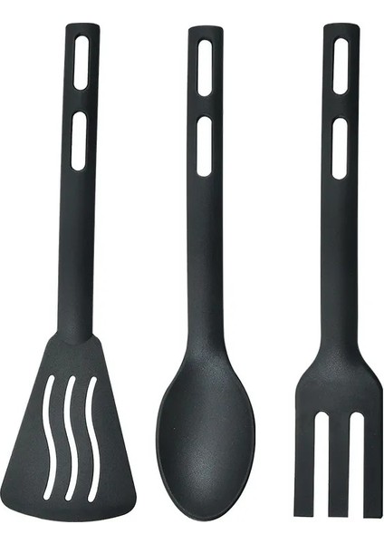 Stil 3 Mutfak Eşyaları Set Servis Pişirme Mutfak Çatal Kaşık Silikon Kiti Spatula Sofra Taşınabilir Kamp Plastik Oluklu Sofra Takımı (Yurt Dışından) fiyatları