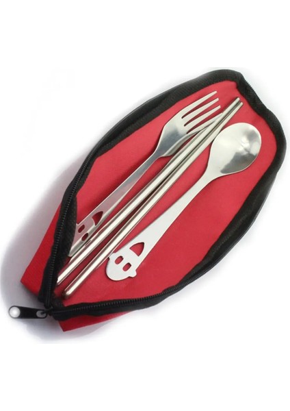 25X6 cm 5 Kamp Sırt Çantası Eşyaları Durumda ve Seyahat Çatal Çanta Kaşık ve Çatal Bez Çanta Öğle Yemeği Araçları Sıcak Satış (Yurt Dışından) fırsatları