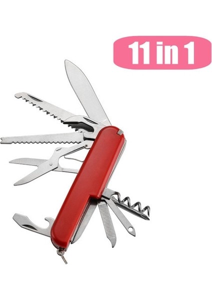11 In 1 11 In 1 Paslanmaz Çelik Ordu Bıçaklar Çok Fonksiyonlu Katlanır Bıçak Cep Avcılık Açık Kamp Survival Edc Bıçak Aracı (Yurt Dışından)