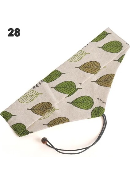 28 Taşınabilir Sofra Çantası Japon Baskı Yeniden Kullanılabilir Içecek Saman Chopstick Çatal Bıçak Takımı Çantası Büzgülü Çanta Çatal Bıçak Takımı Çantası Kaşık Çatal (Yurt Dışından)