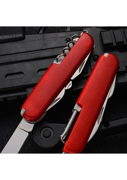 Siyah 11 In 1 5/7/9/11 In 1 Paslanmaz Çelik Ordu Bıçaklar Çok Fonksiyonlu Katlanır Bıçak Cep Avcılık Açık Kamp Survival Edc Bıçak Aracı (Yurt Dışından)