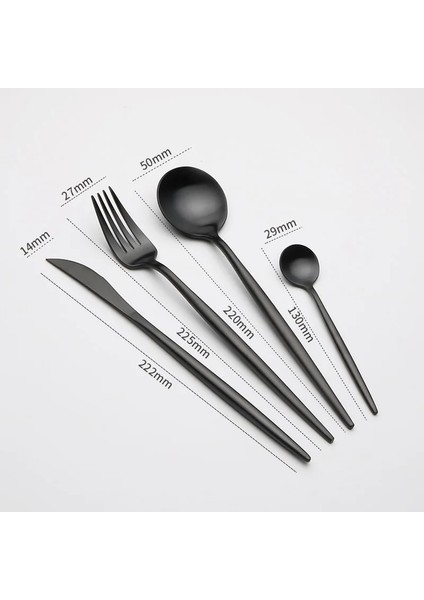 CHOPSTICKS1PAIR Siyah Yemek Takımı Mat Siyah Çatal Bıçak Kaşık Seti Gümüş Seti 18/10 Paslanmaz Çelik Yemek Takımı Seti Kaşık Çatal ve Bıçaklar Dropship (Yurt Dışından) fiyatları