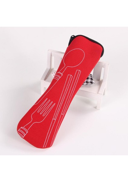 Yeşil Seyahat Aksesuarları 1 Pc Taşınabilir Çatal Paslanmaz Çelik Çocuklar Yetişkin Depolama Çatal Bıçak Takımı Çantası Piknik Konteyner (Yurt Dışından) fırsatları