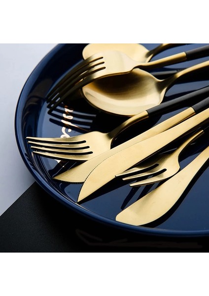 Pasta Çatalı Yemek Takımı Çatal Bıçak Kaşık Seti Sofra Seti Altın Çatal Paslanmaz Çelik Kaşık Çatal Kaşık Sofra Mutfak Kaşık ve Çatal Seti (Yurt Dışından) fırsatları