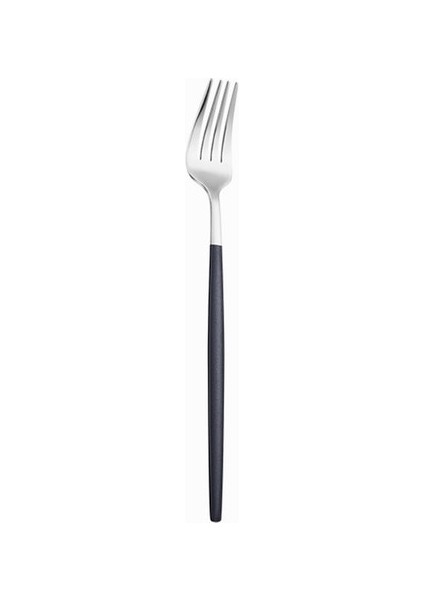 Tatlı Çatalı 18.6 cm Siyah Gümüş Çatal Kaşık Bıçak Paslanmaz Çelik Çatal Seti Sofra Çubuklarını Yemek Takımı Seti Gümüş Çay Kaşığı Sofra Takımı Seti (Yurt Dışından)