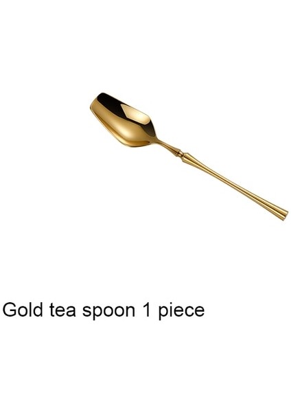 Altın Çay Kaşığı Altın 18/10 Paslanmaz Çelik Yemek Takımı Lüks Çatal Bıçak Takımı Et Bıçakları Çatal Kaşık Sofra Batı Gıda Restoran Bulaşık Makinesinde Yıkanabilir (Yurt Dışından)