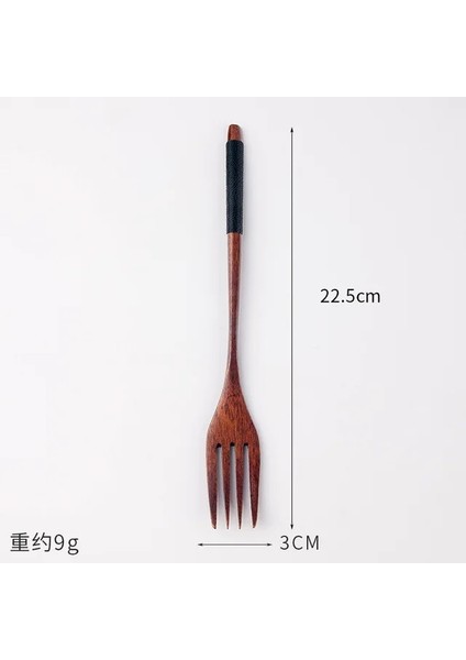 22.5 cm Bk Hattı Çatal Tahta Kaşık Çatal Bıçak Çubuklarını Set Yaratıcı Japon Sofra Seti Düz Renk Gıda Sınıfı Güvenlik Çevre Koruma (Yurt Dışından)