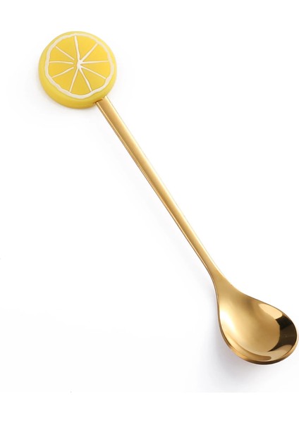 Stil 1 Meyve Kaşık Çatal 304 Paslanmaz Çelik Sofra Kek Kahve Tatlı Çorba Karıştırma Kaşık Çatal Karpuz Taşınabilir Seyahat Kullanımı (Yurt Dışından) indirimleri