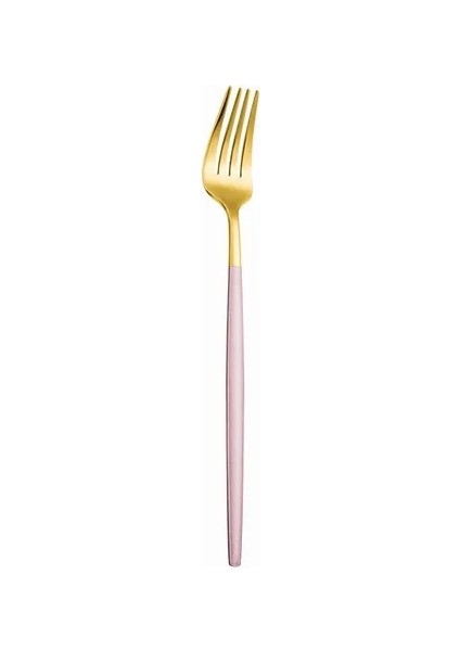 Tatlı Çatal 18.6cm Pembe Altın Paslanmaz Çelik Çatal Bıçak Kaşık Seti Yemek Takımı Gümüş Sofra Takımı Seti Sofra Bıçağı Çatal Kaşık Bulaşık Makinesinde Yıkanabilir Dropshipping (Yurt Dışından)