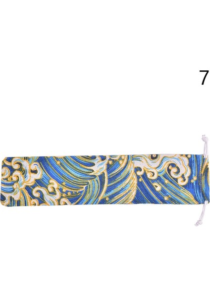 Stil 7 1 Adet Ipli Çanta Taşınabilir Sofra Çantası Pamuk Keten Kaşık Çubuklarını Depolama Çatal Bıçak Takımı Seyahat Yemek Takımı Aksesuarları (Yurt Dışından)